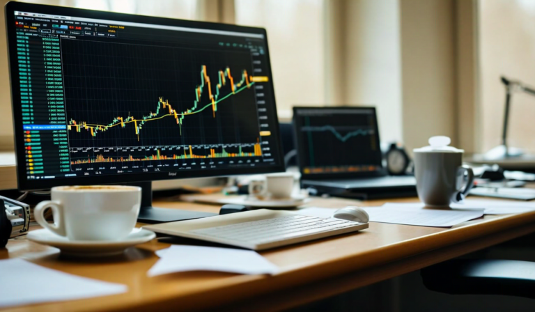 Vibration data trend showing bearing degradation